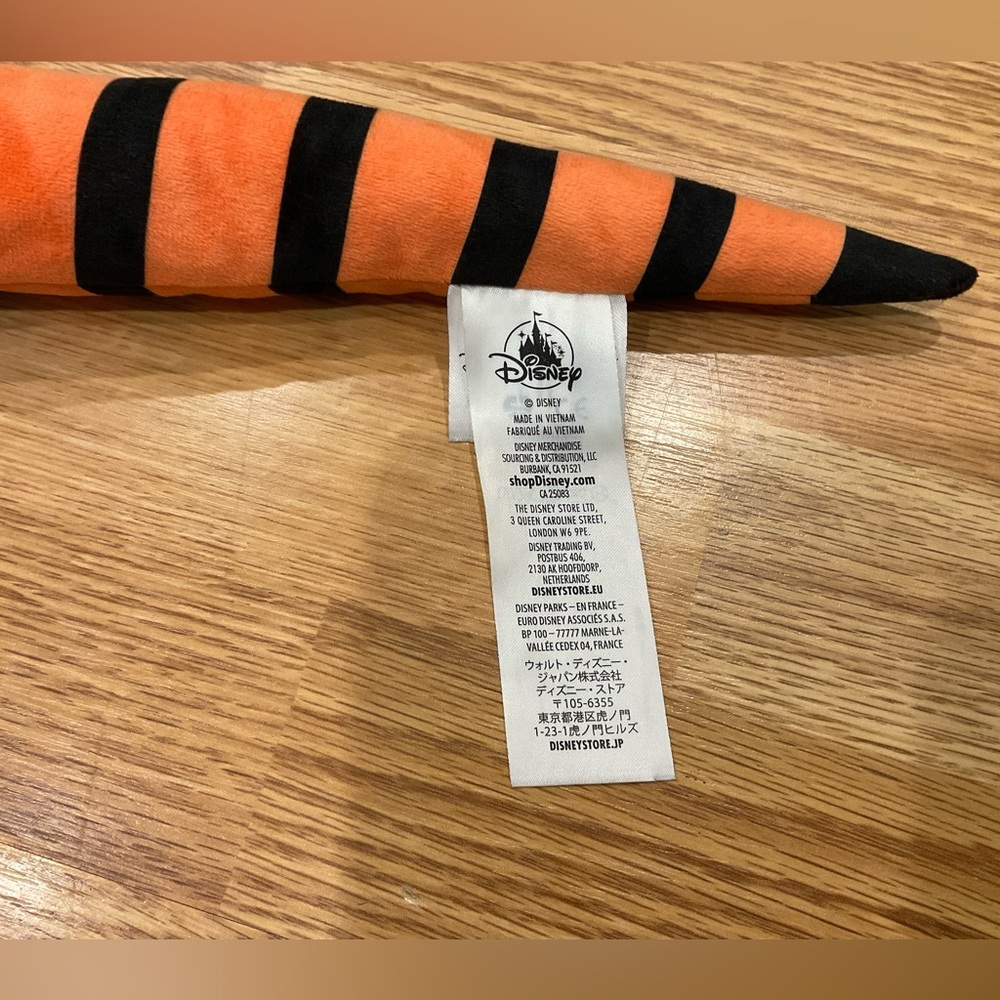 Disney Orange and Black Striped Plush Snake - Picture 4 of 4